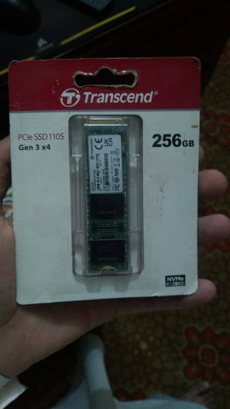 Transcend 110S NVME m. 2 SSD 256GB gen3 x4 (Full New) 0