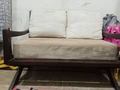 2 seater sofa with table