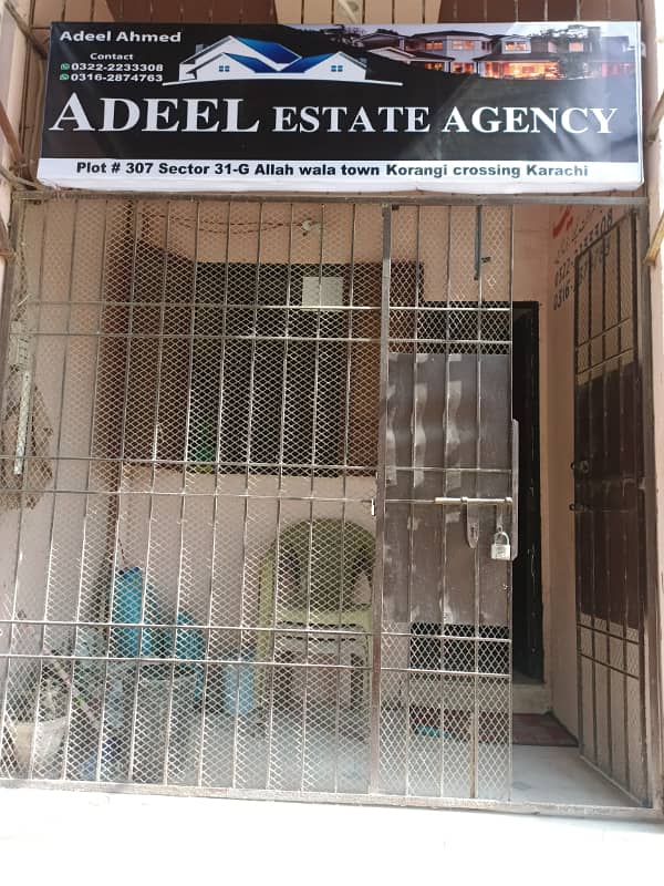 3rd floor road facing 3 room flat for rent korangi Crossing Karachi 0