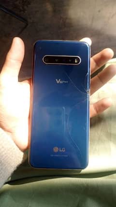 LG v60 5g only back  crack