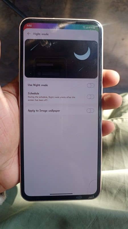 LG v60 5g only back  crack 1