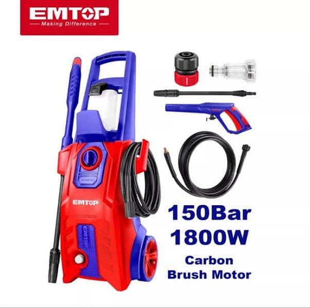 Industrial High Pressure Car Washer - 150 Bar Copper Motor 9