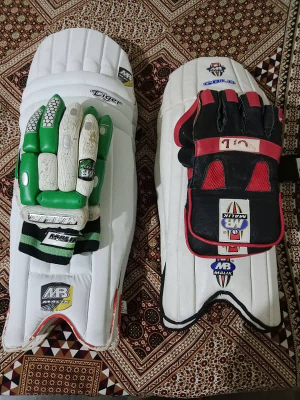 Hard ball Cricket Bat | Cricket bat | MB Malik Hard Ball Kit 3