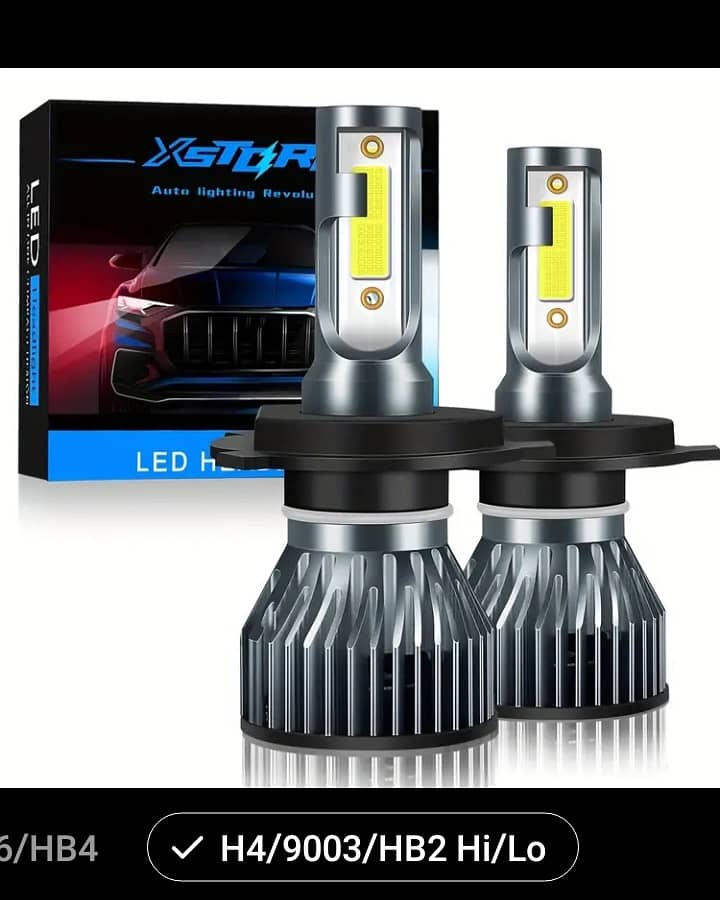 X STORM LED H4/9003 High/Low led white. 0