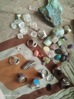 all real stone and Rings