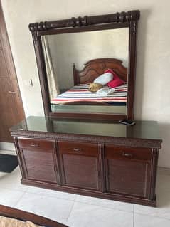 Solid wood dressing table only