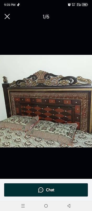 bed and shokes dresing  good  condition 0