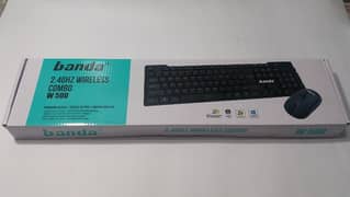 Stylish Banda W500 Wireless Keyboard & Mouse