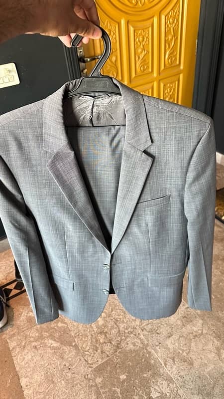 HUGO BOSS 2 PIECE SUIT PANT COAT 4