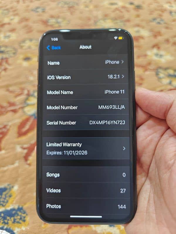 iPhone 11 JV NON PTA 64 GB 1