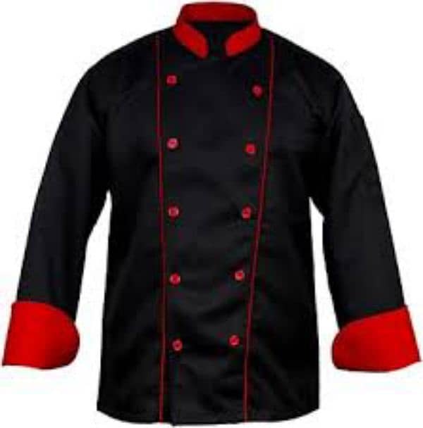 black chef coats 1