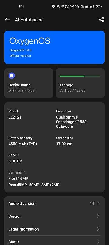 oneplus 9 pro . 8/128 gb   10/10 1