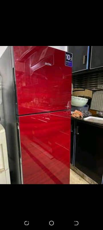 heir refrigerator  red color 1