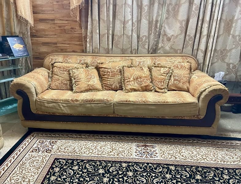 7-Seater Sofa Set – Great Condition! 4