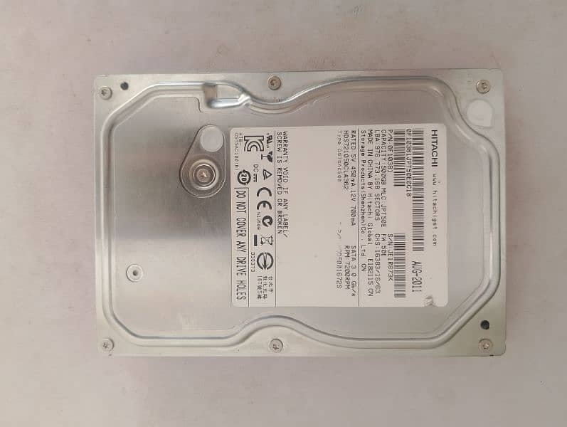 500 gb hard disk 0