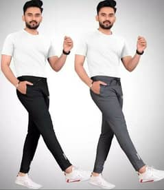 Men's trousers Pack of 02 (Cash on delivery)