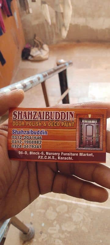 Shahzaib door Polish and Deco Paint 0