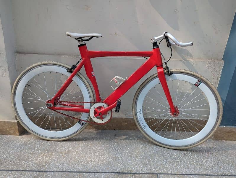 No logo "x" type Red single speed 3