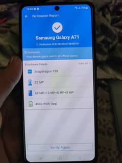 Samsung A71 ( With Box )