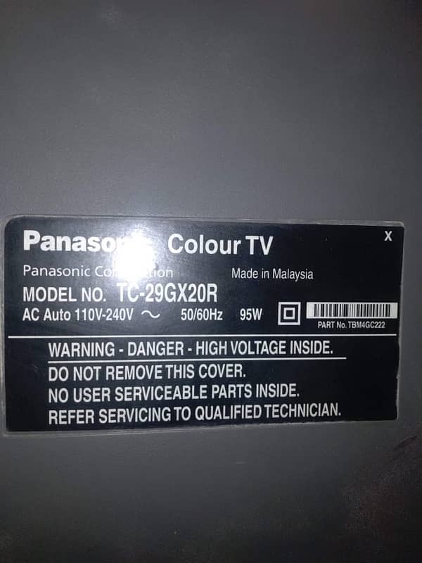 Panasonic TV 29 inch Made in Malaysia 1