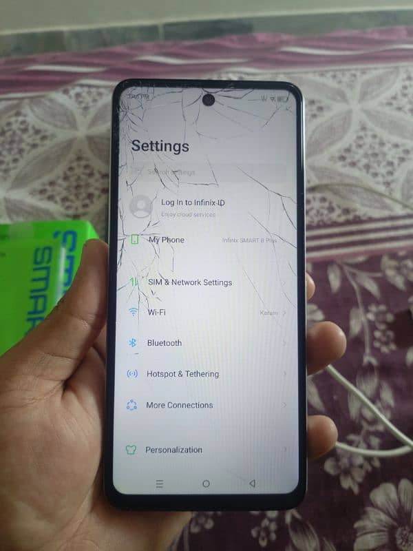 infinix smart 8 plus 4gb 64gb 6000mah battery 10/10 condition 1