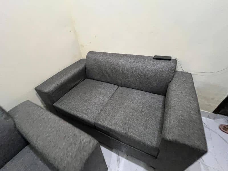 sofa set 1,2,3 with cushions 2