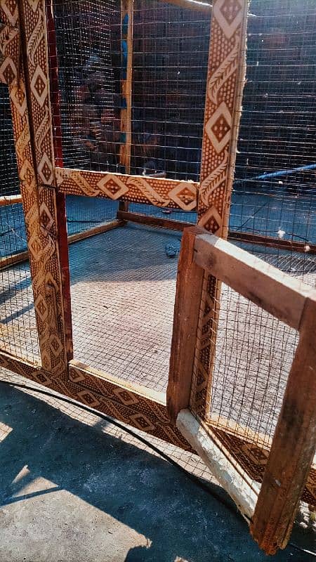 Wooden cage 4×4 ft 2