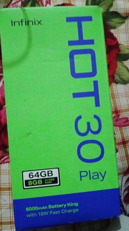 Infinix hot 30play 8/64gb 0