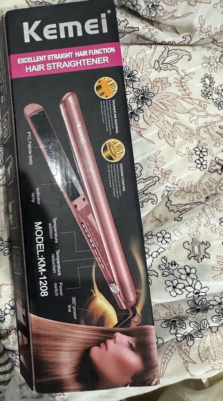 Hair Straightener KEMEI KM-1208 0