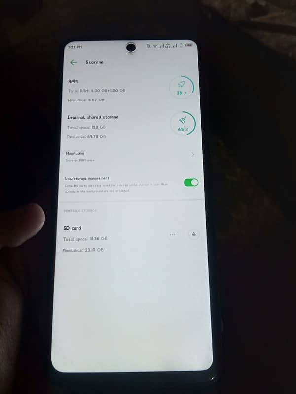 infinix hot 11s 4+3/128 9/10 condition with box charger 2