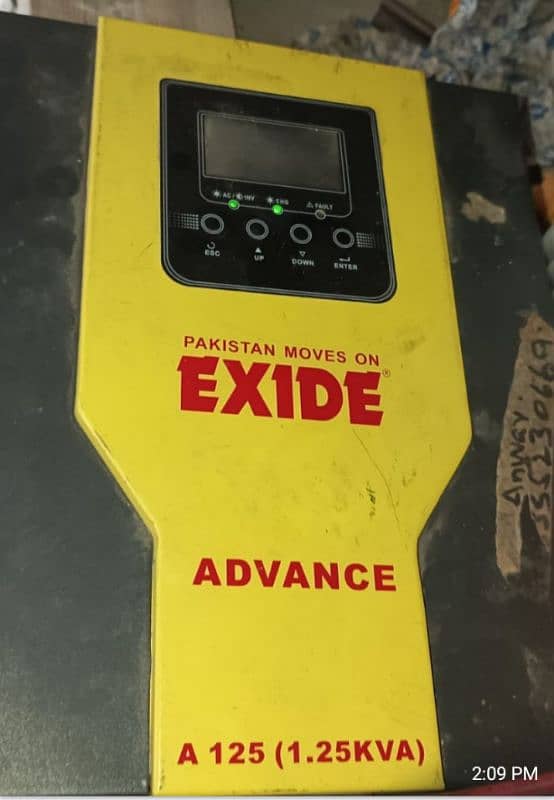 Exide company ka Solar UPS 100% working condition my hay 2