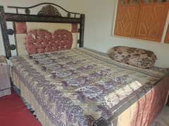 Iron Double Bed Less used