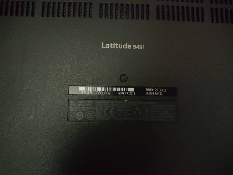 Dell Latitude 5491 i5 8th Generation 3