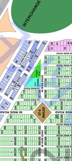 W/Open 240 Sq Yd Plot Available In Saadi Garden Block 2 Scheme 33