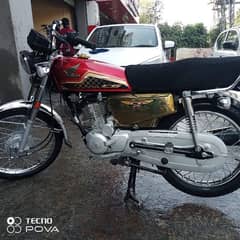 Honda 125 Self Start Golden Model