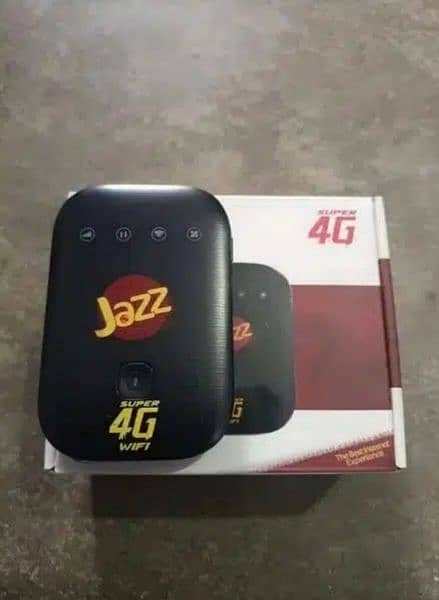 JAZZ SUPER 4G UNLOCKED ALL NETWORK WIFI INTERNET DEVICE BOX WARRANTY 7