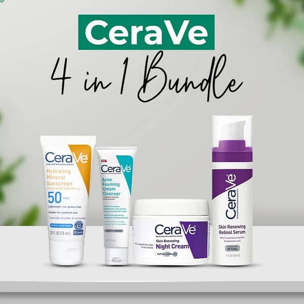 CeraVe 4 In 1 Skincare Bundle 0