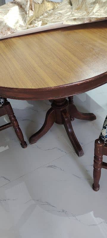 6 chair wooden dining table 3