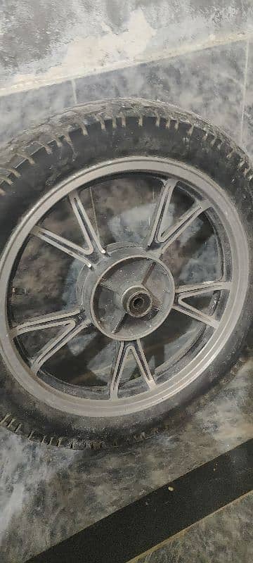 alloy rims disq brake complete 2