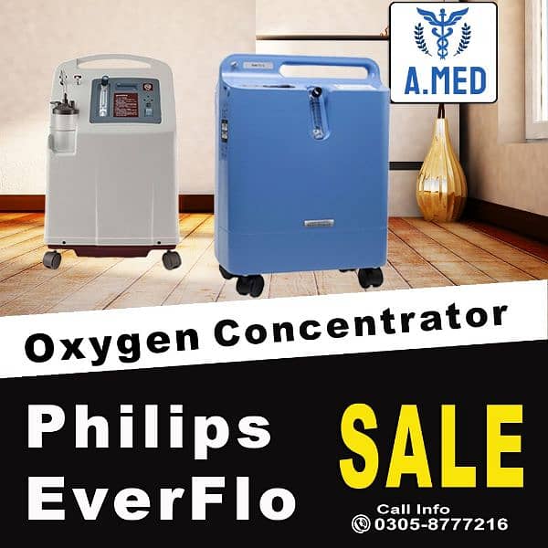 OXYGEN CONCENTRATOR PHILIPS RESPIRONICS EVERFLO FOR SALE IN LAHORE 13