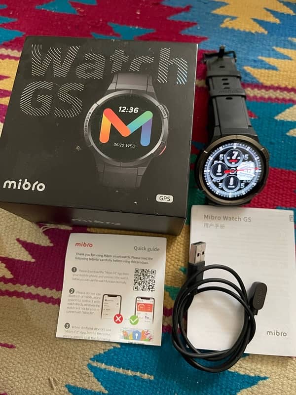 Mibro Gs Smart watch with Box and accessories 0