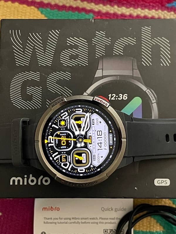 Mibro Gs Smart watch with Box and accessories 4