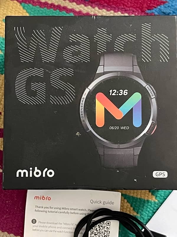 Mibro Gs Smart watch with Box and accessories 5