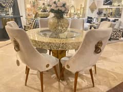 Mother of Pearl Dining table(without chairs) from Kalamkaar