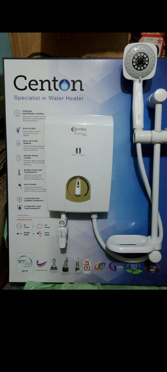 CENTON   BRAND GEYSER ELECTRIC WATER HEATER 0