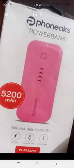 Power bank 5200 mah