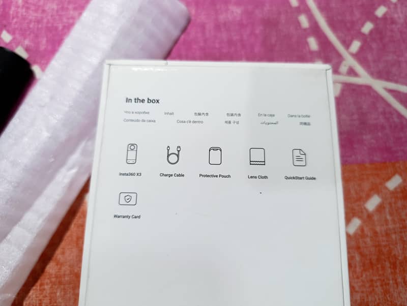 Unactivated Insta360 X3 360° Camera either Get Set Combo 7