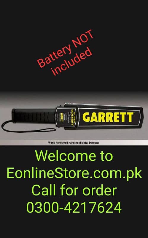 Metal Detector Garrett Super sports Scanner equipment Body Scann 0