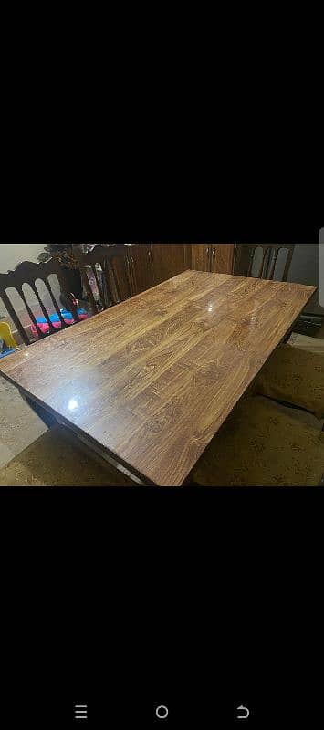 6 chairs with large size Dining Table 2