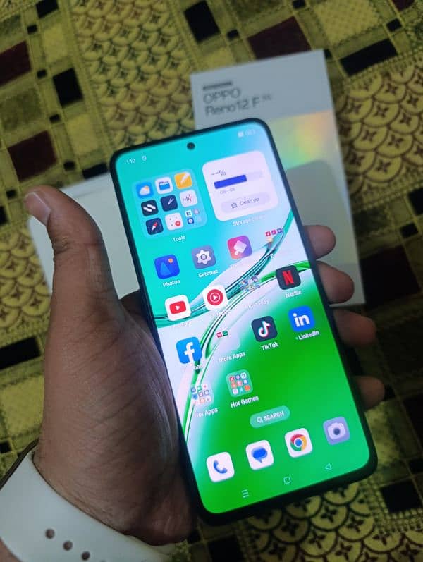 OPPO Reno 12f 5g Only Box open warranty not activated 0